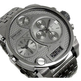 Buy Shop Diesel Mr Daddy 1.0 Gray Dial Gray Stainless Steel Watch For Men - DZ7247 USA Online