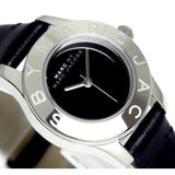 Buy Shop Marc Jacobs Blade Black Dial Black Leather Strap Watch for Women - MBM1211 USA Online