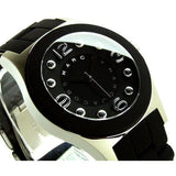 Buy Shop Marc Jacobs Pelly Black Dial Black Silicone Strap Watch for Women - MBM2544 USA Online