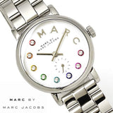 Buy Shop Marc Jacobs Baker Dexter White Dial Silver Steel Strap Watch for Women - MBM3423 USA Online
