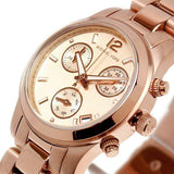 Buy Shop Michael Kors Runway Chronograph Rose Gold Dial Rose Gold Steel Strap Watch for Women - MK5430 USA Online