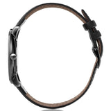 Buy Shop Hugo Boss Modern Grey Dial Black Leather Strap Watch for Men - 1513540 USA Online