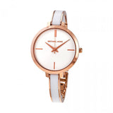 Buy Shop Michael Kors Jaryn Analog White Dial Two Tone Steel Strap Watch For Women - MK4342 USA Online