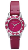 Buy Shop Marc Jacobs Blade Red Dial Red Leather Strap Watch for Women - MBM1157 USA Online