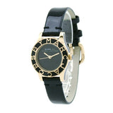 Buy Shop Marc Jacobs Blade Black Dial Black Leather Strap Watch for Women - MBM1159 USA Online