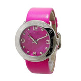 Buy Shop Marc Jacobs Amy Pop Pink Dial Pink Leather Strap Watch for Women - MBM1286 USA Online