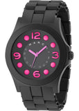 Buy Shop Marc Jacobs Pelly Black Dial Black Silicone Strap Watch for Women - MBM2517 USA Online