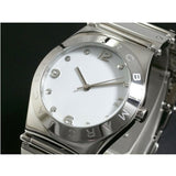Buy Shop Marc Jacobs White Dial Silver Steel Strap Watch for Women - MBM3030 USA Online