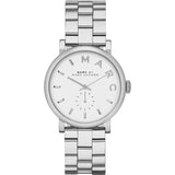 Buy Shop Marc Jacobs Baker White Dial Silver Steel Strap Watch for Women - MBM3246 USA Online
