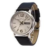 Buy Shop Marc Jacobs Fergus White Dial Black Leather Strap Watch for Men - MBM5076 USA Online