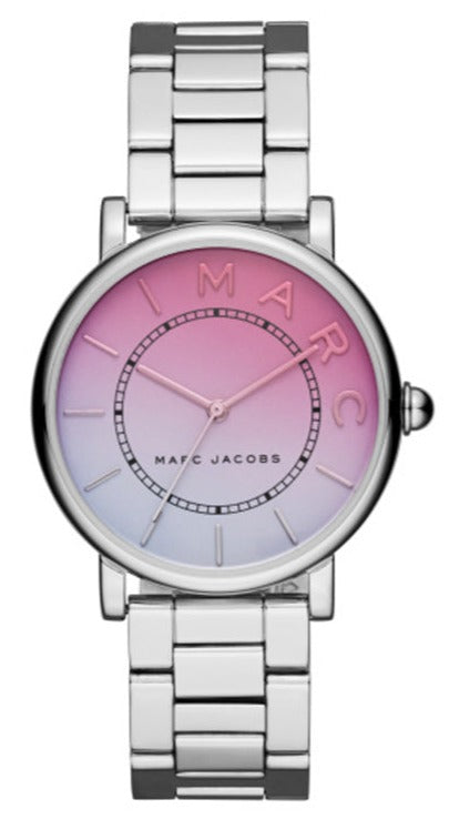 Buy Shop Marc Jacobs Roxy Pink Dial Silver Steel Strap Watch for Women - MJ3552 USA Online