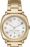 Buy Shop Marc Jacobs Mandy White Dial Gold Steel Strap Watch for Women - MJ3573 USA Online