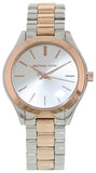 Buy Shop Michael Kors Runway White Dial Two Tone Stainless Steel Strp Watch for Women - MK3204A USA Online