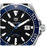 Buy Shop Tag Heuer Aquaracer Calibre 5 Automatic Black Dial Black Nylon Strap Watch for Men - WAY201C.FC6395 USA Online