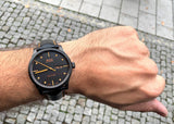 Buy Shop Mido Multifort Automatic Special Edition Black Dial Black Leather Strap Watch For Men - M005.430.36.051.80 USA Online