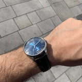 Buy Shop Tissot Chemin Des Tourelles Powermatic 80 Blue Dial Blue Leather Strap Watch for Men - T099.407.16.048.00 USA Online
