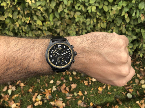 Buy Shop Tissot Chrono XL Vintage Chronograph Black Dial Black Leather Strap Watch For Men - T116.617.36.052.02 USA Online