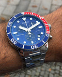 Buy Shop Tissot Seastar 1000 Chronograph Blue Dial Silver Steel Strap Watch For Men - T120.417.11.041.03 USA Online