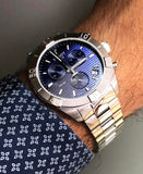 Buy Shop Tissot PR 100 Sport Quartz Chronograph Blue Dial Silver Steel Strap Watch For Men - T101.617.11.041.00 USA Online