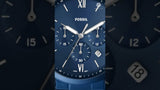 Buy Shop Fossil Neutra Chronograph Blue Dial Blue Steel Strap Watch for Men - FS5826 USA Online