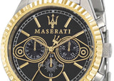 Buy Shop Maserati Competizione Chronograph Black Dial Two Tone Steel Strap Watch For Men - R8853100016 USA Online