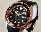 Buy Shop Seiko 5 Sport SKX Automatic Black Dial Black Silicone Strap Watch For Men - SRPD76K1 USA Online
