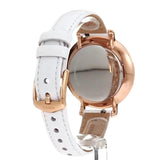 Buy Shop Fossil Jacqueline Quartz Mother of Pearl White Dial White Leather Strap Watch for Women - ES4579 USA Online