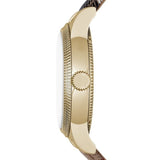 Buy Shop Burberry Utilitarian White Dial Multicolor Leather Strap Watch for Women - BU7853 USA Online