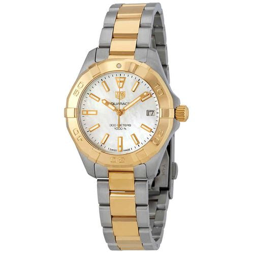 Buy Shop Tag Heuer Aquaracer Mother of Pearl Dial Watch for Women - WBD1320.BB0320 USA Online
