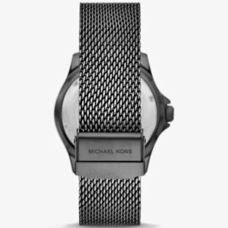 Buy Shop Michael Kors Slim Runway Black Dial Black Mesh Strap Watch for Women - MK8607 USA Online