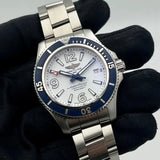 Buy Shop Breitling Superocean 42mm White Dial Silver Steel Strap Watch for Men - A17366D81A1A1 USA Online