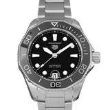 Buy Shop Tag Heuer Aquaracer Professional 300 Automatic Black Dial Silver Steel Strap Watch for Women - WBP231D.BA0626 USA Online