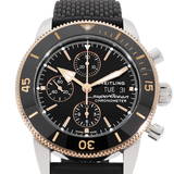 Buy Shop Breitling Superocean Heritage Chronograph 44 Black Dial Black Mesh Bracelet Watch for Men - U13313121B1S1 USA Online