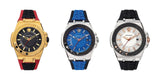 Buy Shop Versace Chain Reaction Quartz White Dial Black Rubber Strap Watch for Men - VEDY00219 USA Online