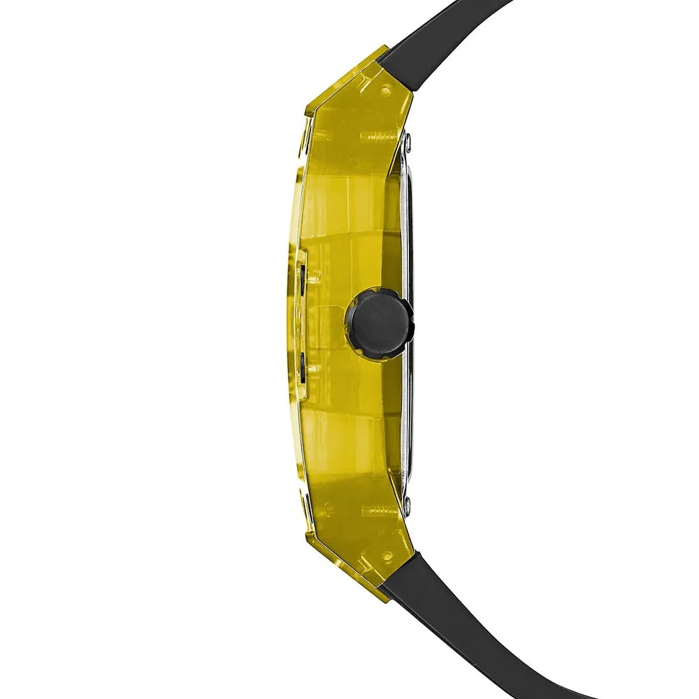 Buy Shop Guess Phoenix Chronograph Black Dial Black Rubber Strap Watch for Men - GW0499G2 USA Online