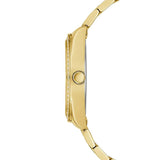 Buy Shop Guess Moonlight Diamonds Gold Dial Gold Steel Strap Watch for Women - GW0320L5 USA Online
