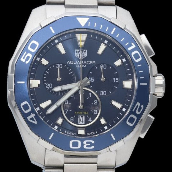 Buy Shop Tag Heuer Aquaracer Blue Dial Watch for Men - CAY111B.BA0927 USA Online