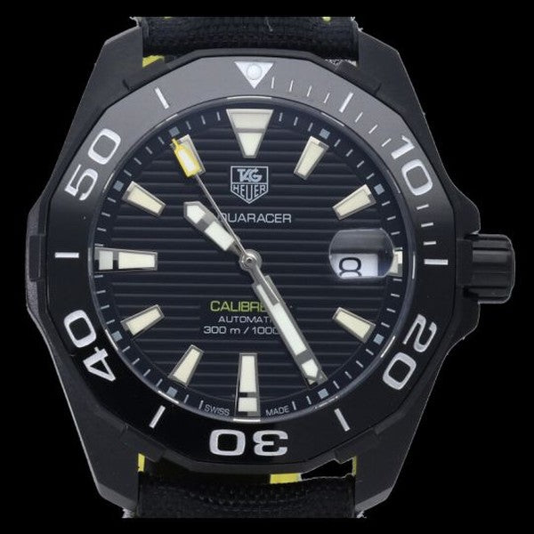 Buy Shop Tag Heuer Aquaracer Black Dial Watch for Men - WAY218A.FC6362 USA Online