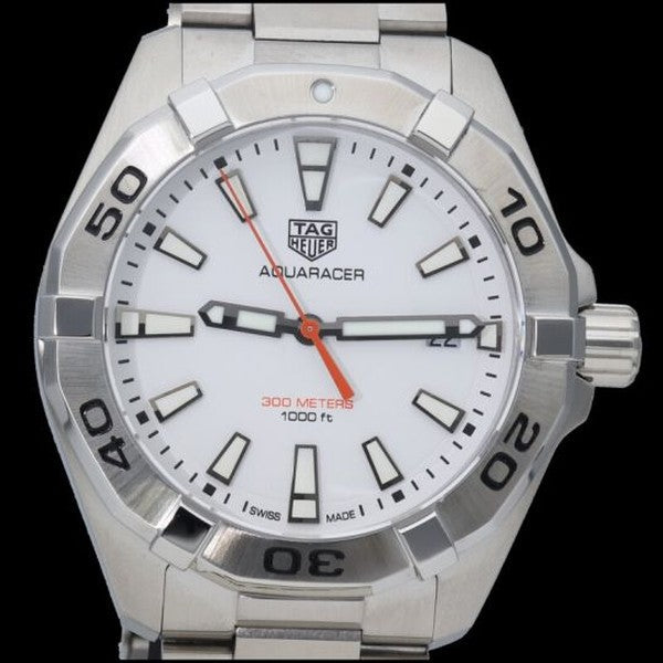 Buy Shop Tag Heuer Aquaracer White Dial Watch for Men - WBD1111.BA0928 USA Online