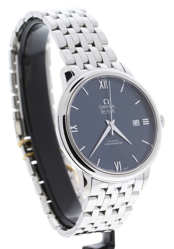 Buy Shop Omega De Ville Prestige Co-Axial Orbis Blue Dial Silver Steel Strap Watch for Men - 424.10.40.20.03.001 USA Online