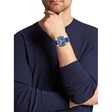 Buy Shop Versace V-Ray Chronograph Quartz Blue Dial Blue Leather Strap Watch for Men - VE2I00721 USA Online