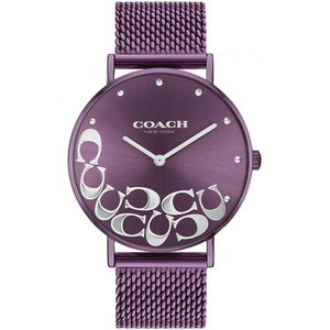 Buy Shop Coach Perry Purple Dial Purple Mesh Bracelet Watch for Women - 14503823 USA Online