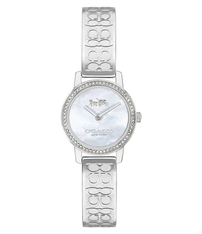 Buy Shop Coach Madison White Dial Silver Steel Strap Watch for Women - 14502201 USA Online