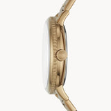 Buy Shop Fossil Jacqueline Rose Gold Dial Rose Gold Steel Strap Watch for Women - ES3667 USA Online