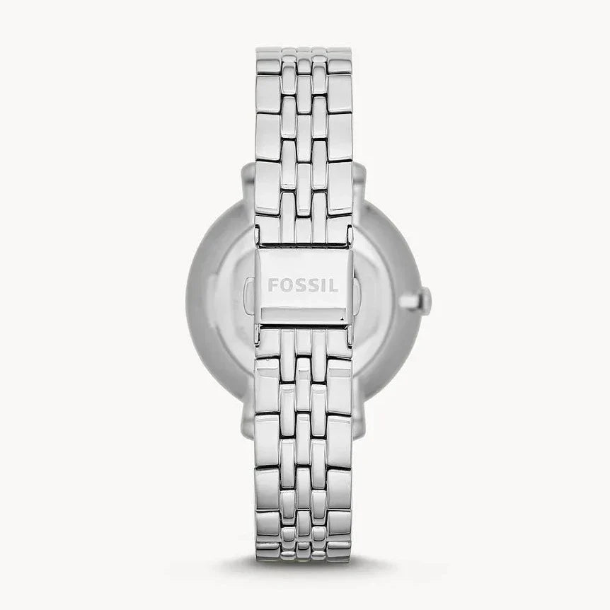 Buy Shop Fossil Jacqueline White Dial Silver Steel Strap Watch for Women - ES3920 USA Online