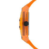 Buy Shop Guess Phoenix Multifunction Black Dial Orange Rubber Strap Watch For Men - GW0203G10 USA Online