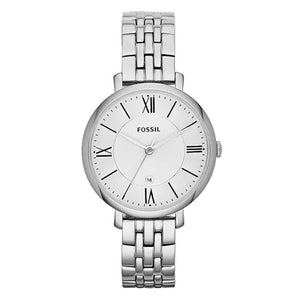 Buy Shop Fossil Jacqueline White Dial Silver Steel Strap Watch for Women - ES3920 USA Online