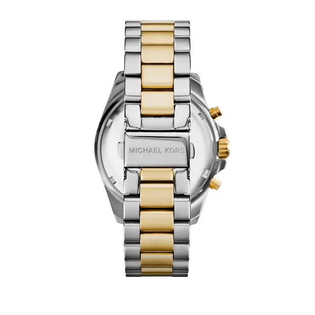 Buy Shop Michael Kors Lexington Quartz Green Dial Two Tone Steel Strap Watch For Men - MK9063 USA Online