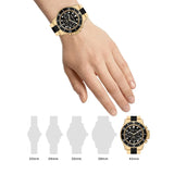 Buy Shop Michael Kors Everest Chronograph Black Dial Two Tone Steel Strap Watch For Men - MK8979 USA Online