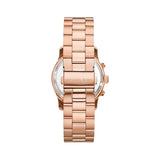 Buy Shop Michael Kors Lexington Chronograph Grey Dial Rose Gold Steel Strap Watch For Women - MK7217 USA Online